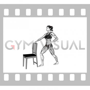Standing Hip Flexors Stretch (female)