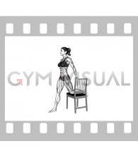 Standing Half Kneeling Hip Flexors Stretch (female)