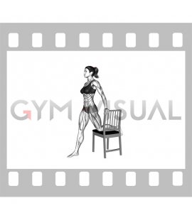 Standing Half Kneeling Hip Flexors Stretch (female)