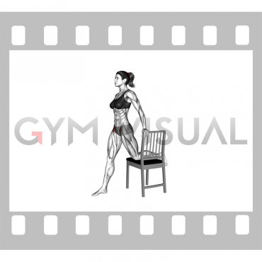 Standing Half Kneeling Hip Flexors Stretch (female)