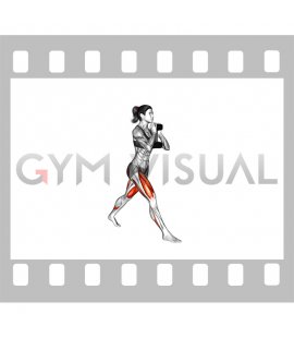 Dumbbell Goblet Split Squat (female)