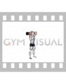 Olympic Barbell Standing Triceps Extension
