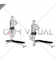 Box Jump Down with One Leg Stabilization