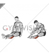 Seated Calf Stretch (male)