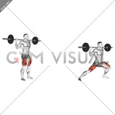 Barbell Lateral Lunge