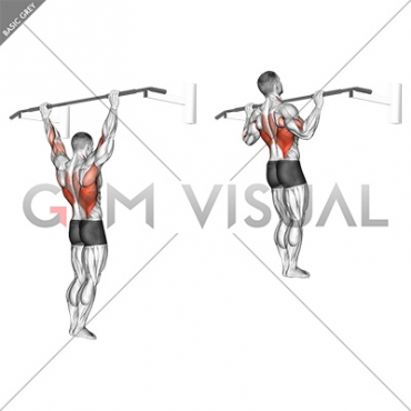 Wide Grip Pull-Up