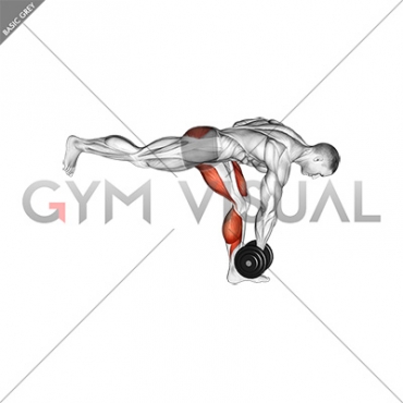Dumbbell RDL Stretch Isometric