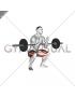 Barbell Zercher Squat Hold Isometric