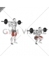 Barbell High Bar Squat