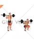 Barbell High Bar Squat