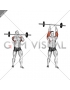 Barbell Standing Close Grip Military Press