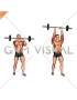 Barbell Standing Close Grip Military Press