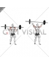 Barbell Standing Wide Military Press