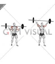 Barbell Standing Wide Military Press