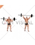 Barbell Standing Wide Military Press