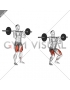 Barbell Jerk Dip Squat