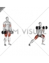 Dumbbell Lateral Lunge with Bicep Curl