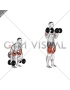 Dumbbell Biceps Curl Squat