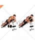 Dumbbell One Arm Prone Hammer Curl