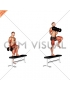 Dumbbell Step Up Single Leg Balance with Bicep Curl