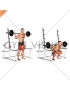 Barbell Low Bar Squat with Rack