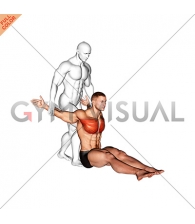 Assisted Seated Chest Stretch