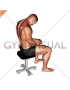 Sitting Neck Flexion Stretch