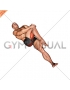 Lying Cross Over Knee Pull Up Stretch
