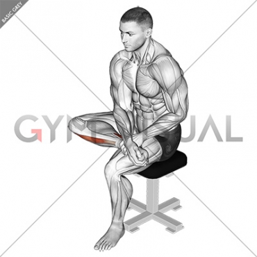 Seated Toe Flexor And Foot Everter Stretch