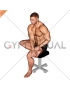 Seated Toe Flexor And Foot Inverter Stretch