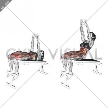 Decline Sit-up (arms straight)