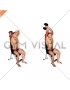 Dumbbell Seated Triceps Extension