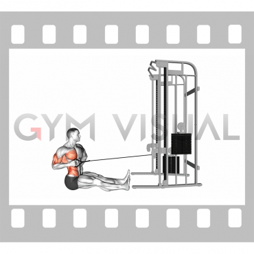 Cable one arm twisting seated row