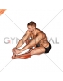 Sitting Toe Pull Calf Stretch
