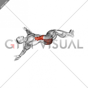 Lying Knee Roll Over Stretch
