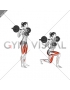 Barbell Rear Lunge (female)