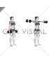 Dumbbell Standing Lateral Raise (female)