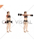 Dumbbell Standing Lateral Raise (female)