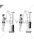 Cable Triceps Pushdown (V bar) (female)