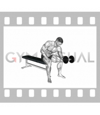 Dumbbell One arm Revers Wrist Curl