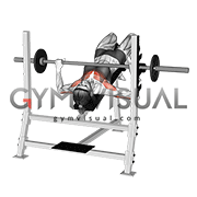 Barbell Decline Bench Press (female)