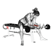 Barbell Wrist Curl (female)