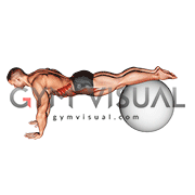 Pull In (on stability ball)