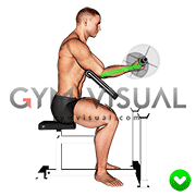 Preacher Curl - Wrists (WRONG-RIGHT)