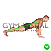 Push up - Start position (WRONG-RIGHT)