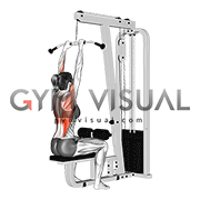 Cable Close Grip Front Lat Pulldown (female)