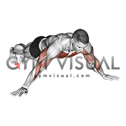 One Side Archer Push-up