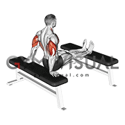 Bench Dip with legs on bench