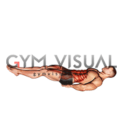 Lying Leg Hip Raise on Floor (VERSION 2)