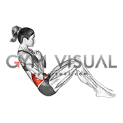 Russian Twist With Hands On Chest (Female)